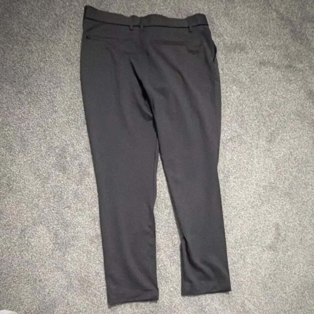 Greyson Men's Gray Solid Pants Regular Size 34/32 34